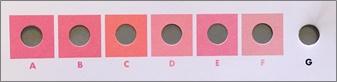 color code card